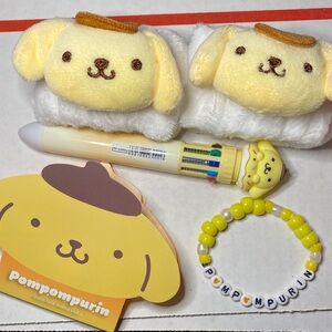 Sanrio Pompompurin accessory set